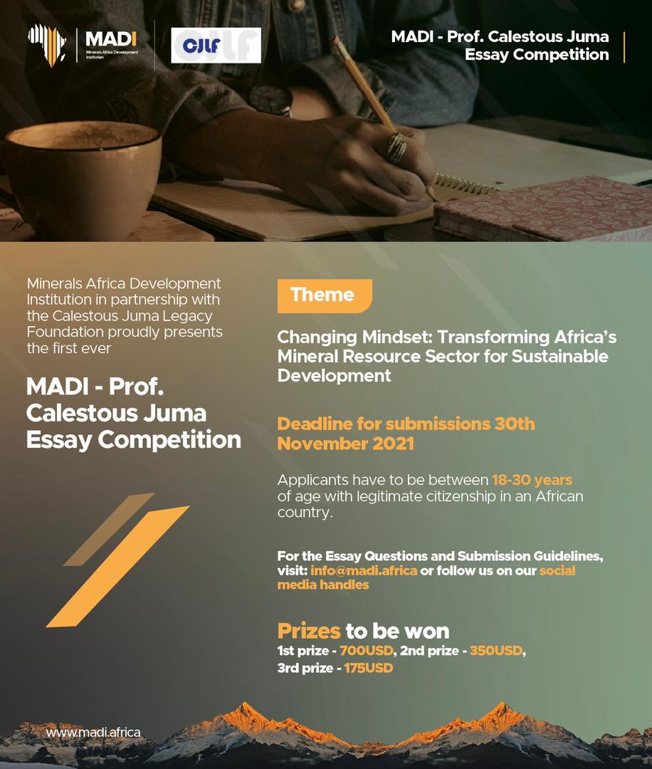 essay writing competitions in africa 2021
